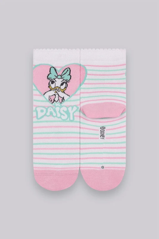MEIAS SOQUETE FEMININO KIDS DISNEY Branca / 30 a 36