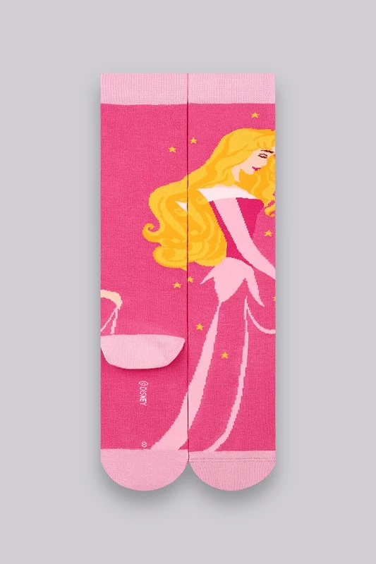 MEIAS SOQUETE FEMININO KIDS DISNEY Rosa / 30 a 36