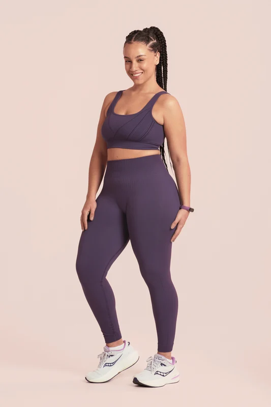 Calça Legging Seamless Basic Purple / GG