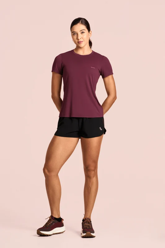 Camiseta Feminina Lsport Vértice Açaí / G