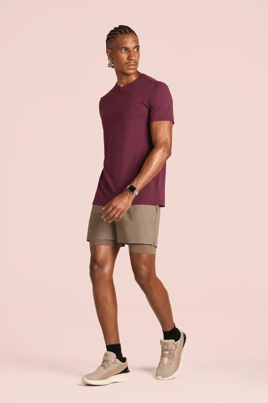 Camiseta Masculina Lsport Vértice Açaí / GG