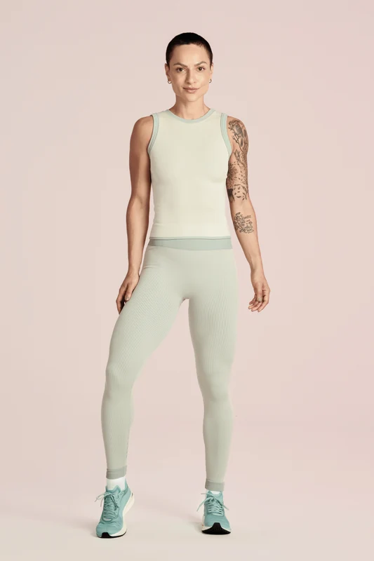 Regata Feminina Lsport Seamless Mov Verde Fresh / GG