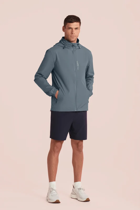 Jaqueta Lsport Am Windbreak Azul Petroléo / P