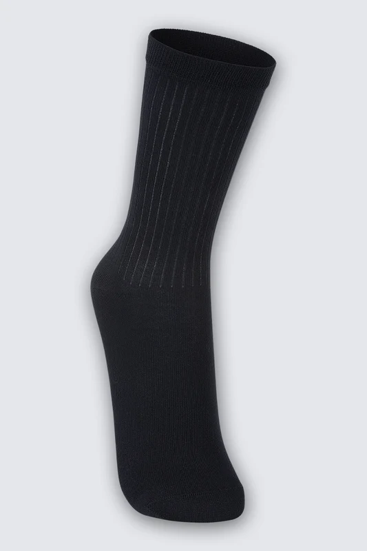 Meia Cano Longo Modal Masculina Lupo Preta / 37 a 44
