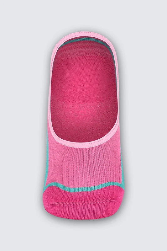 Meia Cano Invisível Algodão Infantil Unissex Lupo Rosa Fruti / 30 a 36