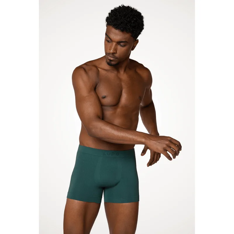 Cueca Boxer Microfibra Sem Costura Masculina Lupo Tamanho: P (38 a 40) | Cor: Verde