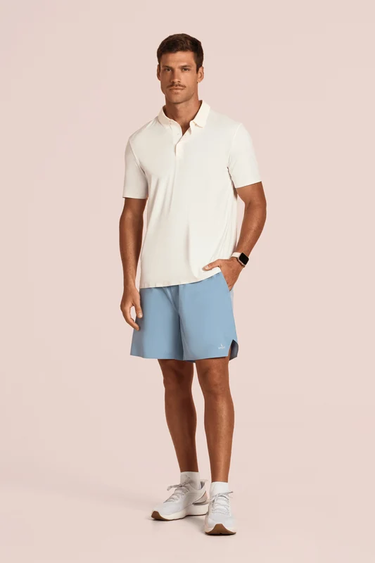 Shorts Lsport Duplo Racket Masculino Azul do Mar / GG