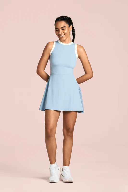 Vestido Curto Lsport Racket Azul do Mar / M