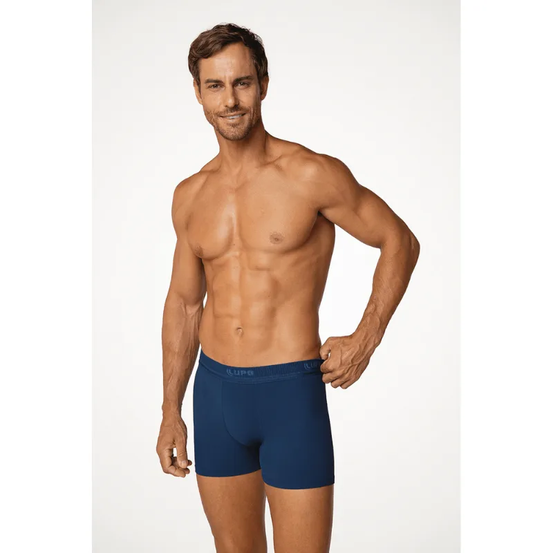 Boxer Microfibra com Elastano Modelagem Especial Tamanho: P (38 a 40) | Cor: Azul