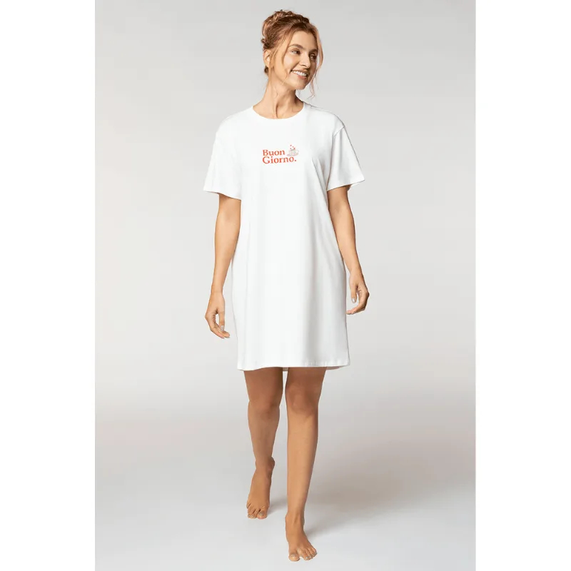 Camisola Algodão Feminina Lupo Tamanho: GG (48 a 50) | Cor: Off White