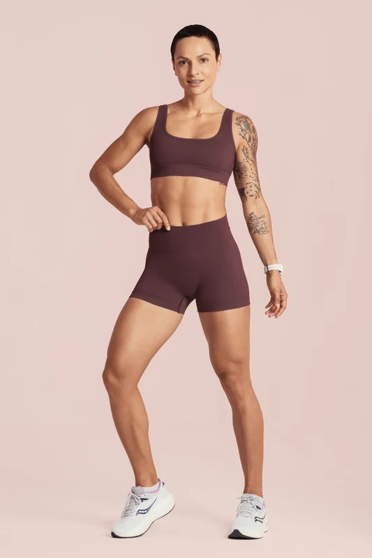 Shorts Canelado Seamless Lupo Açaí / G