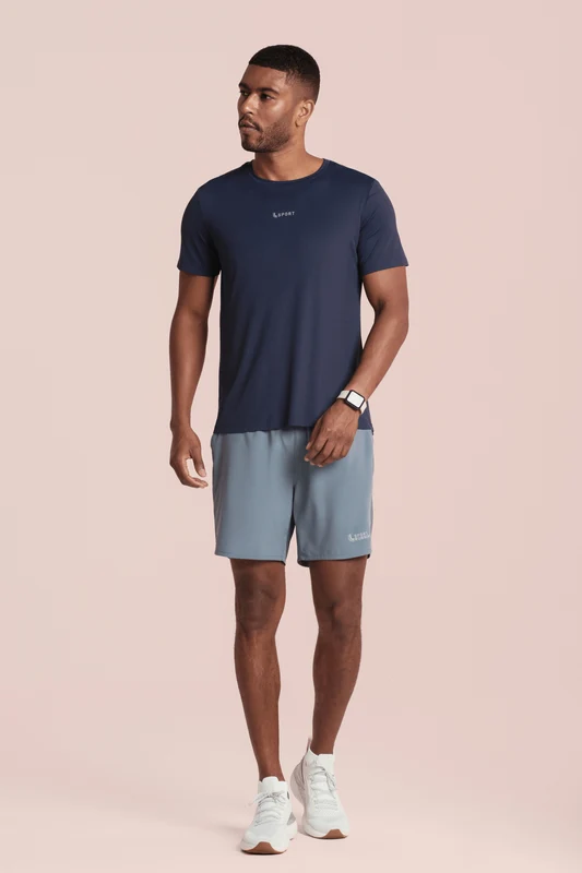 T-shirt Poliamida Básica Masculina Ii Marinho / XG