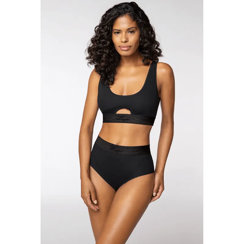 Calcinha Hot Pants Date Feminina Lupo Tamanho: GG (48 a 50) | Cor: Preta