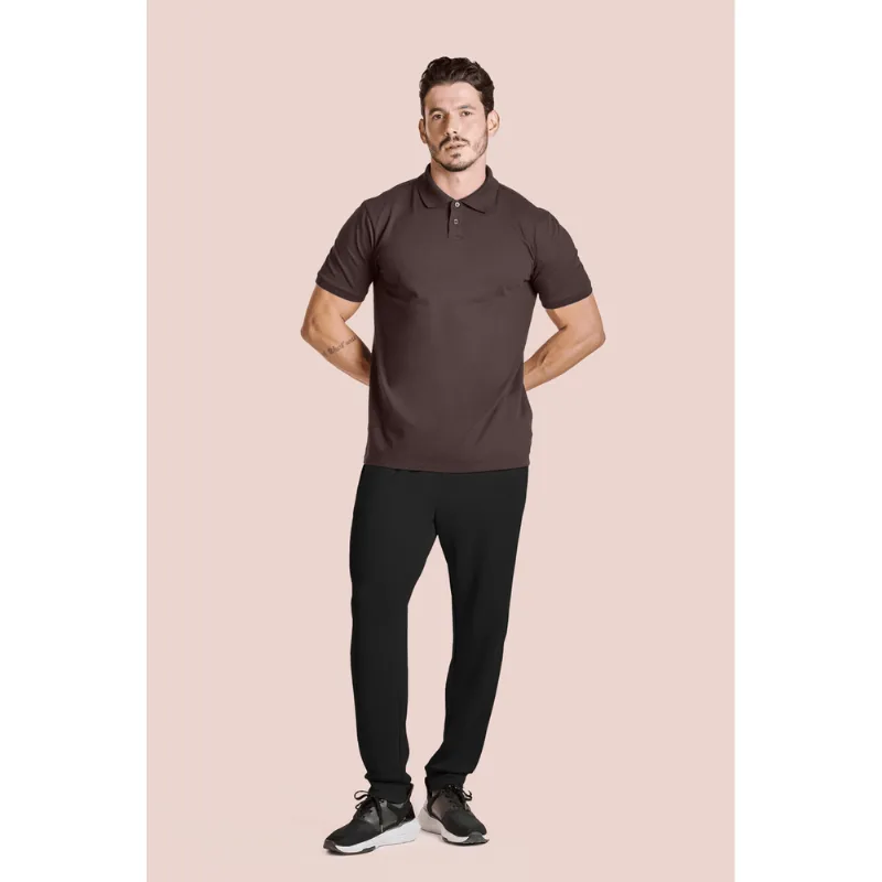 Camiseta Polo Algodão Pima Masculina Lupo Tamanho: M | Cor: Canela