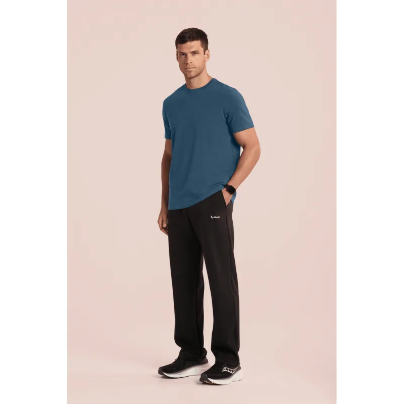 Camiseta Básica Cotton Masculina Lupo Tamanho: G | Cor: Azul