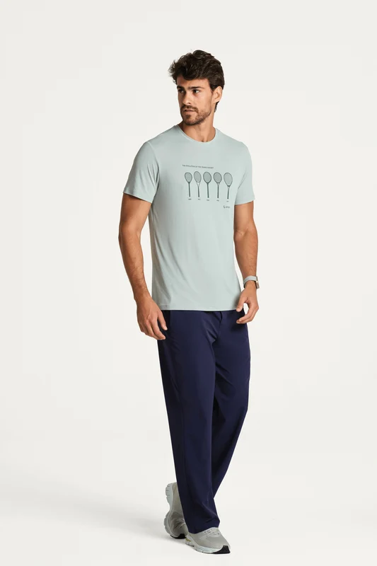 T-shirt Lsport Airdry Estampa Run Masculino Gelo / GG