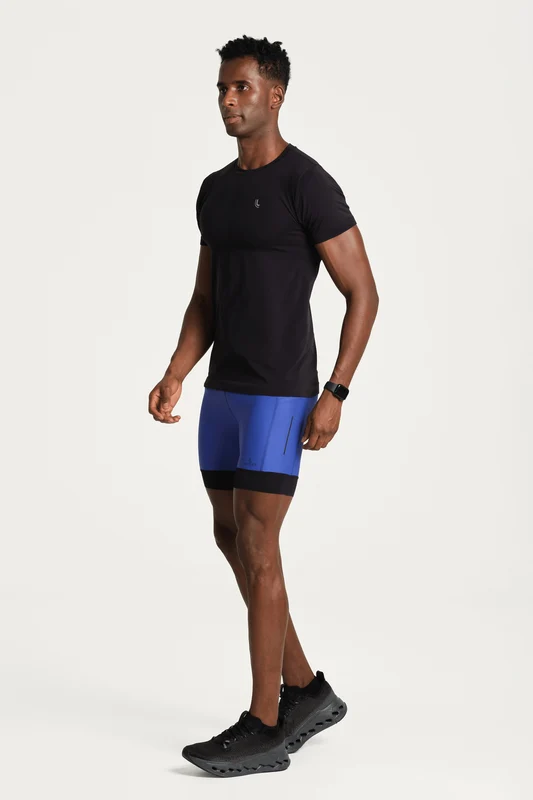 Bermuda Masculina Run 2 Pockets Anil / GG