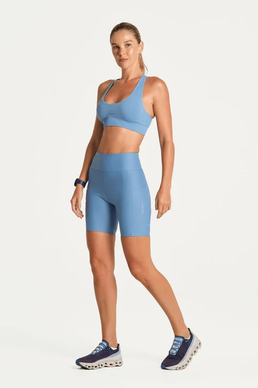 Bermuda Feminina Lsport Run 5 Pockets Azul - 2760 / P