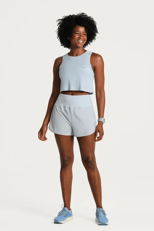 Regata Cropped Lsport Airdry Feminina Azul Claro - 2143 / GG