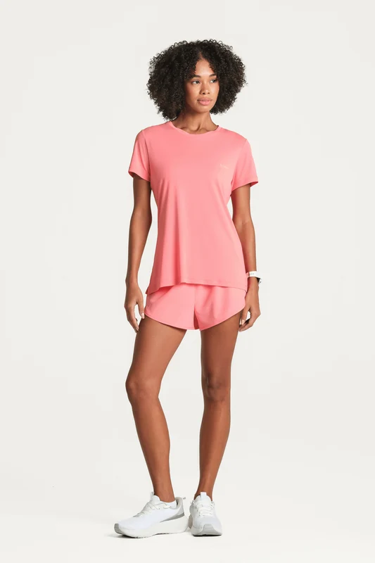 T-shirt Lsport Airdry Feminina Coral / G