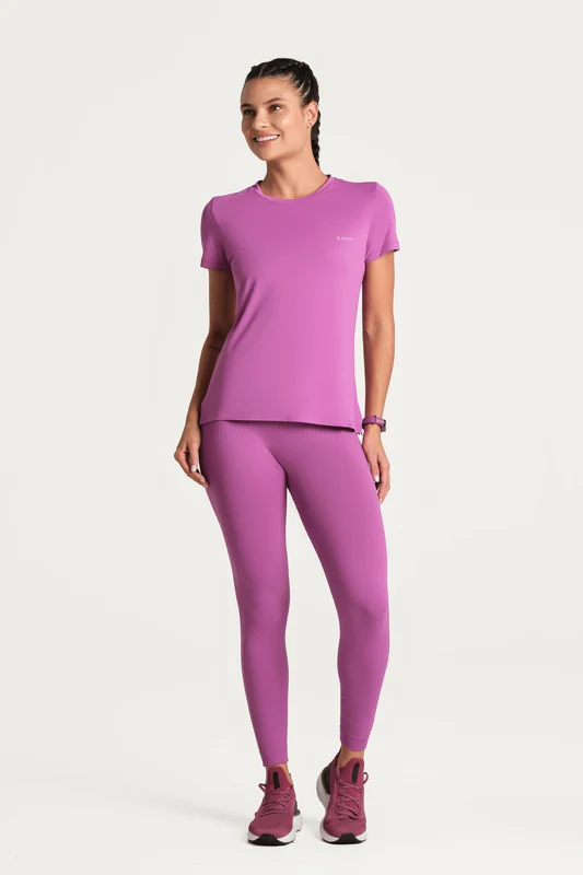 T-shirt Lsport Airdry Feminina Fucsia Glam / GG