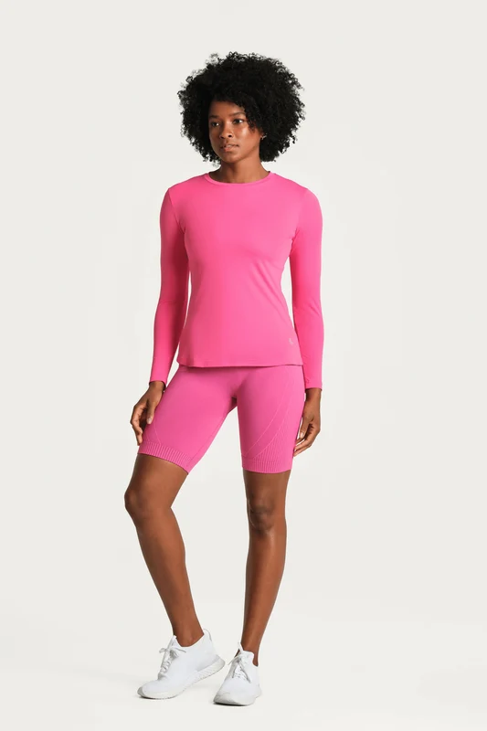 T-shirt Repelente Uv Feminina Magenta / M