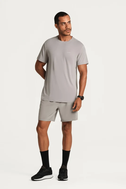 T-shirt Lsport Airdry Masculina Cinza / GG