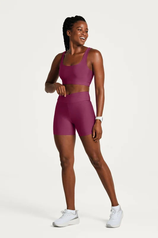 Shorts Lsport Shine Cereja Rubro / M