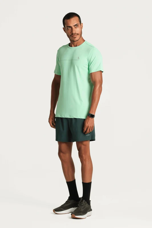 T-shirt Poliamida Básica Masculina Ii Lima Citrico / XXG