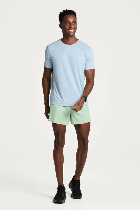 T-shirt Lsport Masculina Essencial Run Azul Claro / P