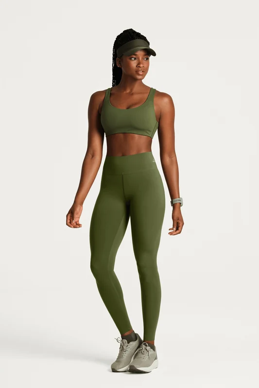 Top Feminino Lsport Up Slim Bojo Verde Militar / M