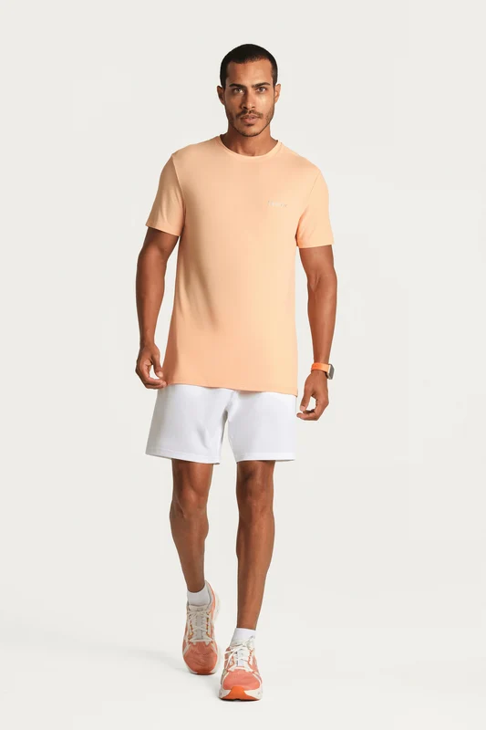 T-shirt Lsport Run Masculina Damasco Claro / P