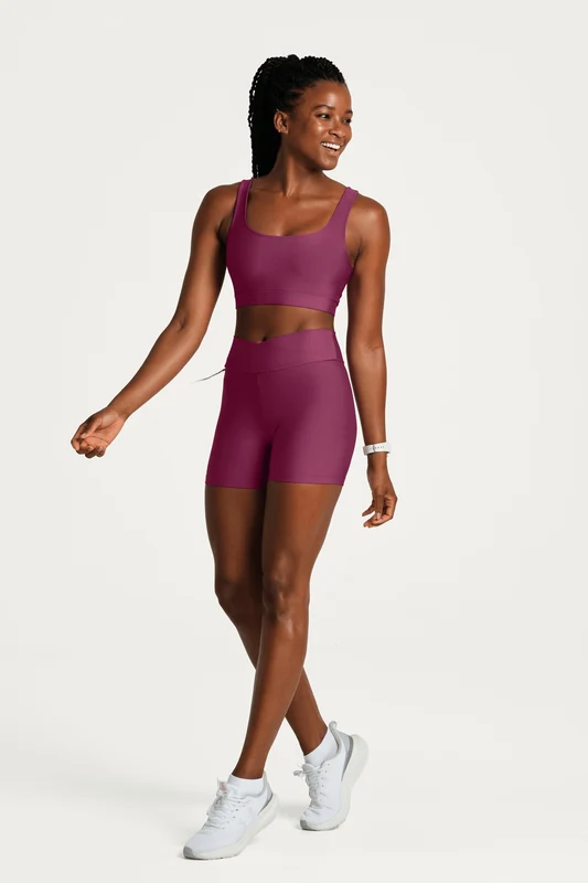 Top Lsport New Shine Cereja Rubro / M