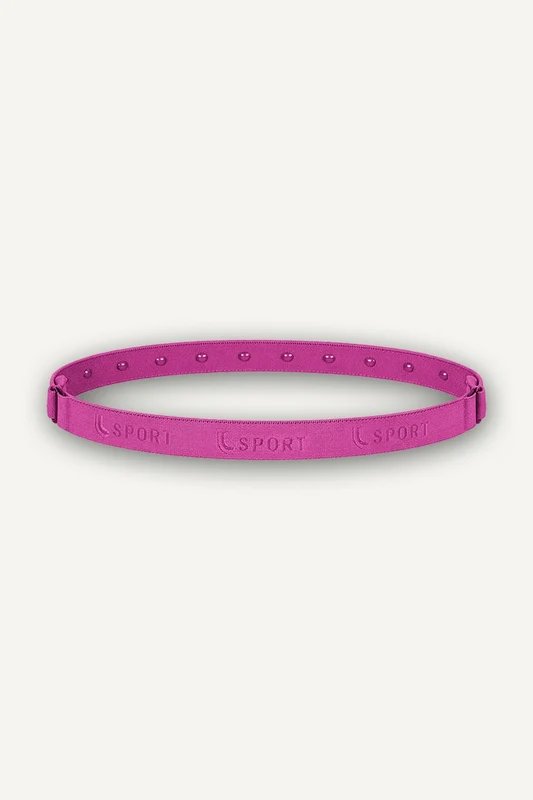 Faixa Para Cabelo Lsport Regulável Cereja Rubro / ÚNICO