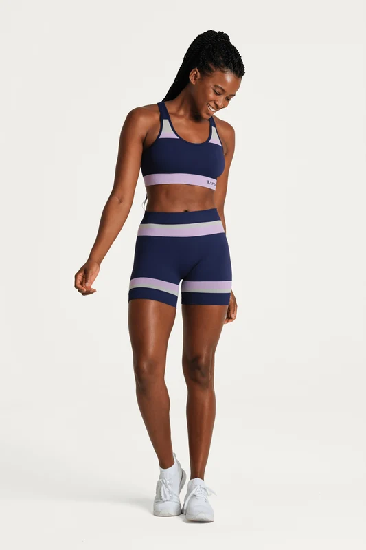 Shorts Lsport Seamless Double Color Marinho / GG