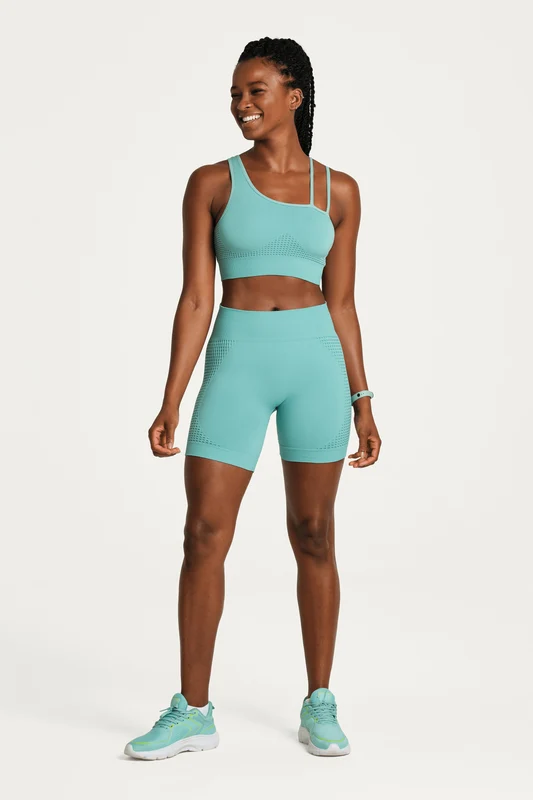 Shorts Lsport Seamless Pulso Verde / GG