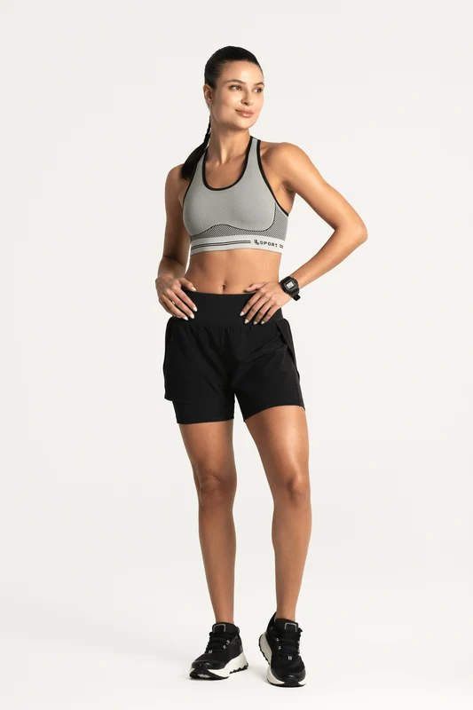Top Seamless Energia Pro Argento / G