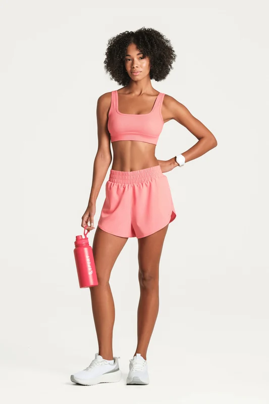 Top Canelado Basic Seamless Coral / P