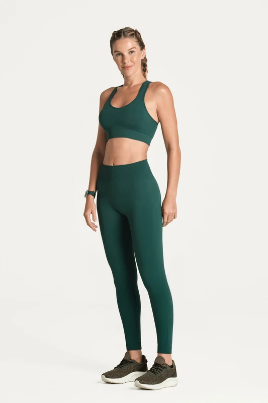 Calça Legging Seamless Basic Verde / P