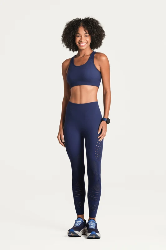 Calça Legging Lsport Raschel Gota Marinho - 2801 / M