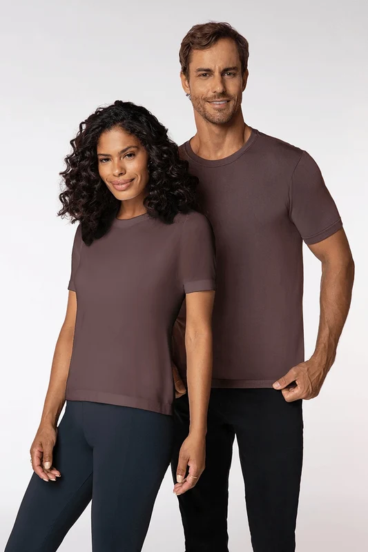 Camiseta Modal Unissex Lupo Canela / G