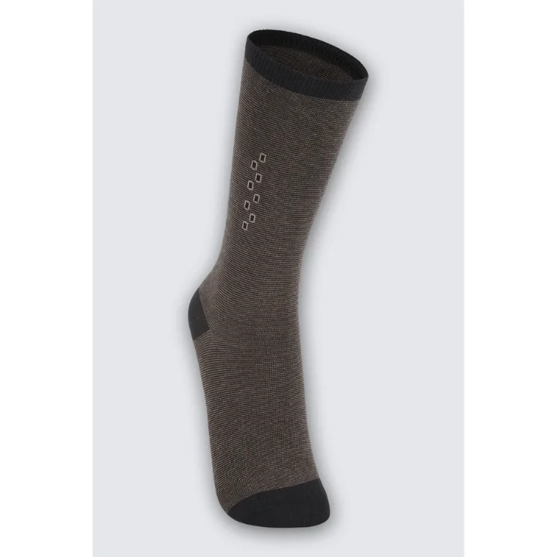 Meia Cano Longo Algodão Masculina Lupo Tamanho: 37 a 44 | Cor: Preta