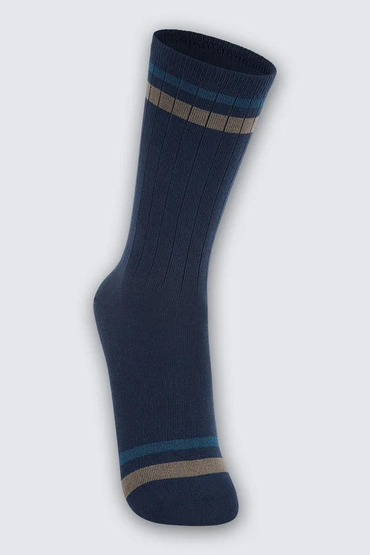 Meia Cano Longo Algodão Masculina Lupo Marinho / 37 a 44