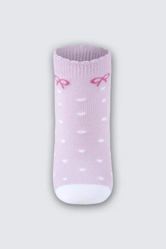 Meia Cano Médio Bebê Feminina Lupo Lavanda / RN (0 a 04 meses)