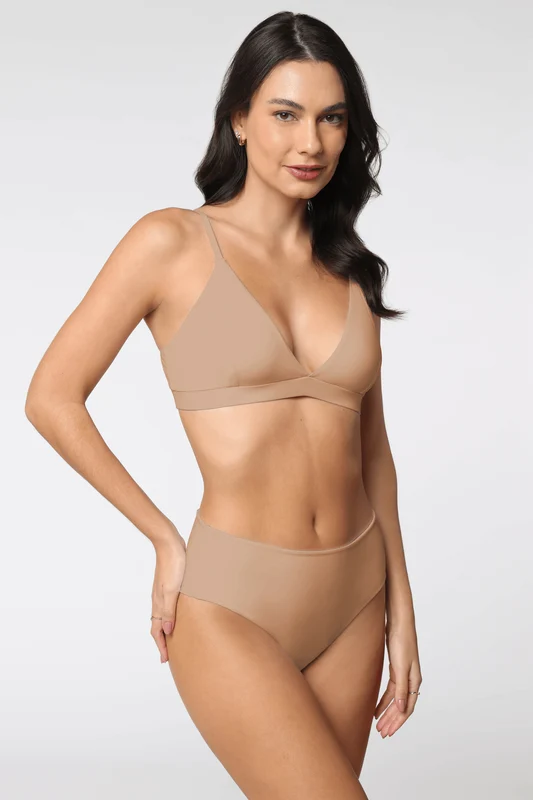 LINGERIE SUTIA TOP FEMININO ADULTO LOBA Natural Peach / G (44 a 46)