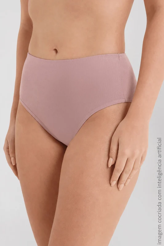Calcinha Punho Duplo Algodão Feminina Lupo Nude / GG (48 a 50)
