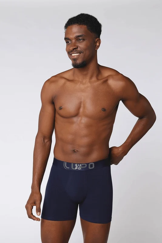 CUECAS BOXER MASCULINO ADULTO LUPO Marinho / G (46 a 48)
