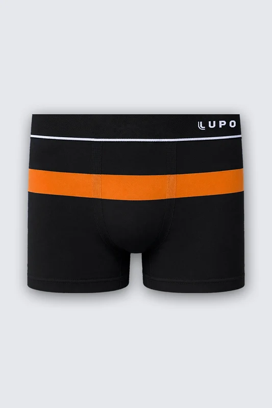 CUECAS BOXER MASCULINO KIDS LUPO Preta / G (09 a 11 anos)