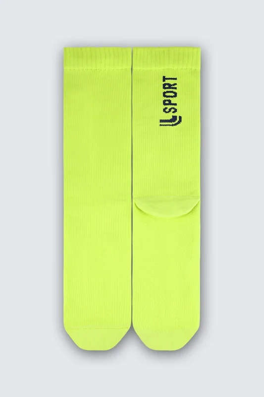 Meia Lsport Nova York Emana Movimento Cano Longo Lime - 4110 / 33 a 36