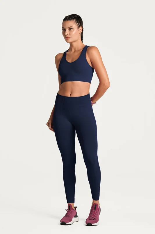 Calça Legging Seamless Basic Marinho - 2801 / GG